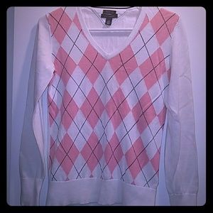 Tommy Hilfiger Argyl cardigan sweater S/P